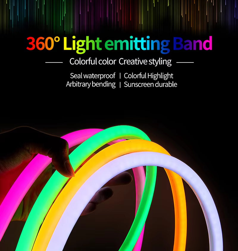 Nova High-Voltage NVXX001 360° SMD2835 LED Strip 14mm Round 120D 18R [100m Reel]