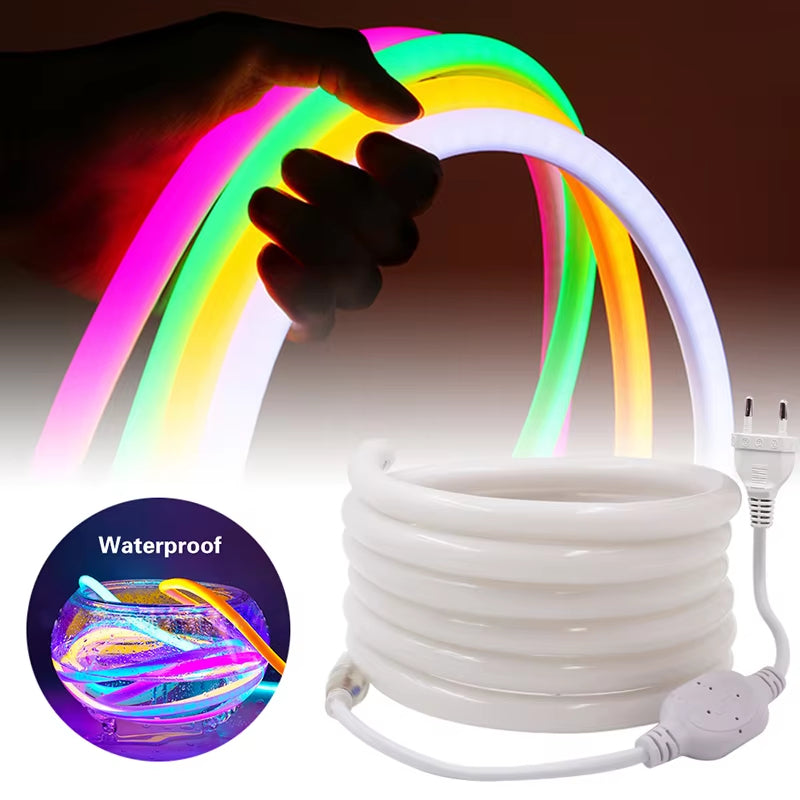 Nova High-Voltage NVXX001 360° SMD2835 LED Strip 14mm Round 120D 18R [100m Reel]