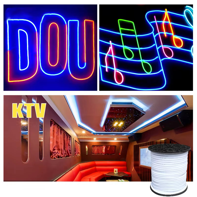 Nova High-Voltage NVXX001 360° SMD2835 LED Strip 14mm Round 120D 18R [100m Reel]
